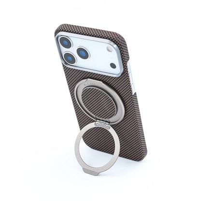 Desen Aramid Fiber Phone Case With Grip 2 in 1 - Gold