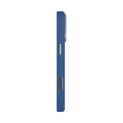 Kadife Alcantara Leather Case For iPhone 17 Pro Max - Blue