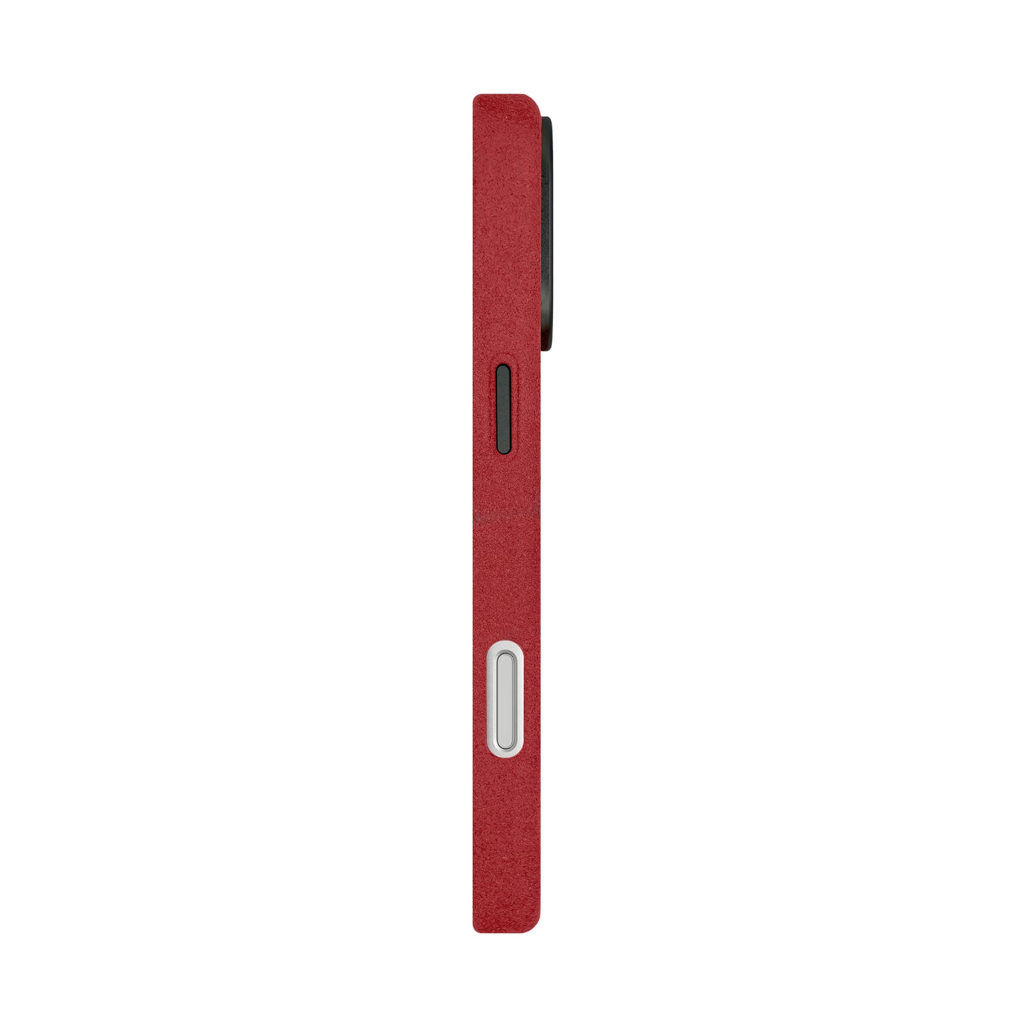 Kadife Alcantara Leather Case For iPhone 17 Pro Max - Maroon