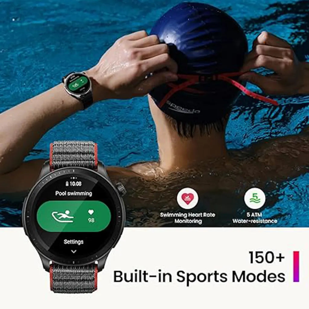 Amazfit Men s GTR 4 Smartwatch -Black