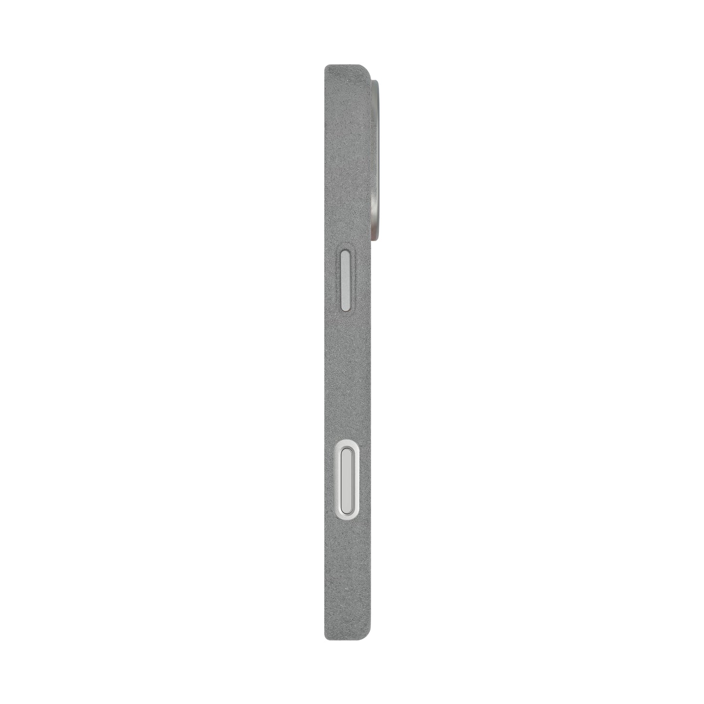 Kadife Alcantara Leather Case For iPhone 17 Pro Max - Gray