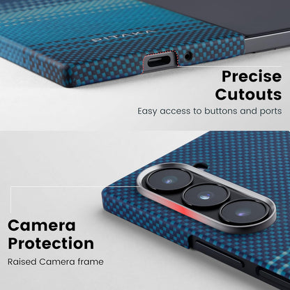 Pitaka Tactile Woven Case for Samsung Z Fold 6 - Moonrise