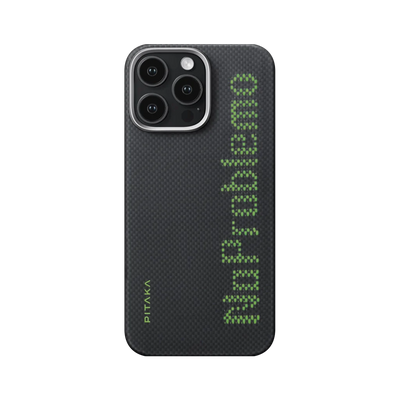 Aries Collaborative Luminous Case Tactile Woven Case for iPhone 16 Series - No Problemo