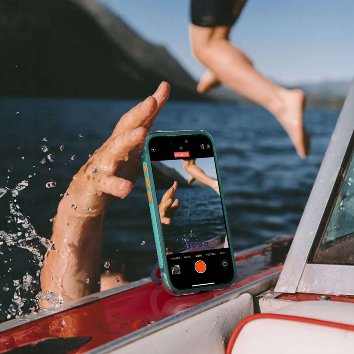 Torras Ostand Q3 Air for iPhone 17 Series - Glacier Sprint