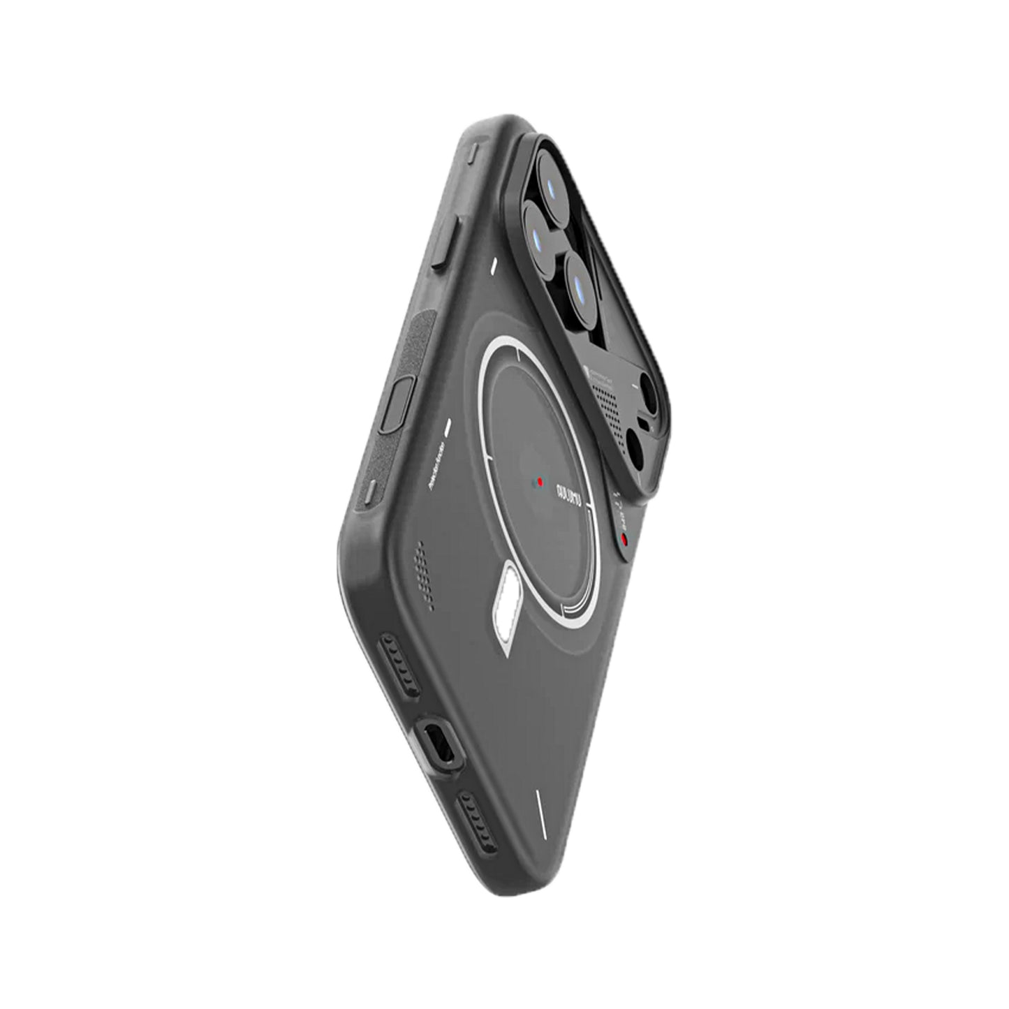 Aulumu A17 Frosted Case Subtle Glowing for iPhone 17 Series - Black