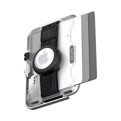 Aulumu G03 Multi-Tool Magnetic Metal Wallet Frosted Cover MagSafe - Silver