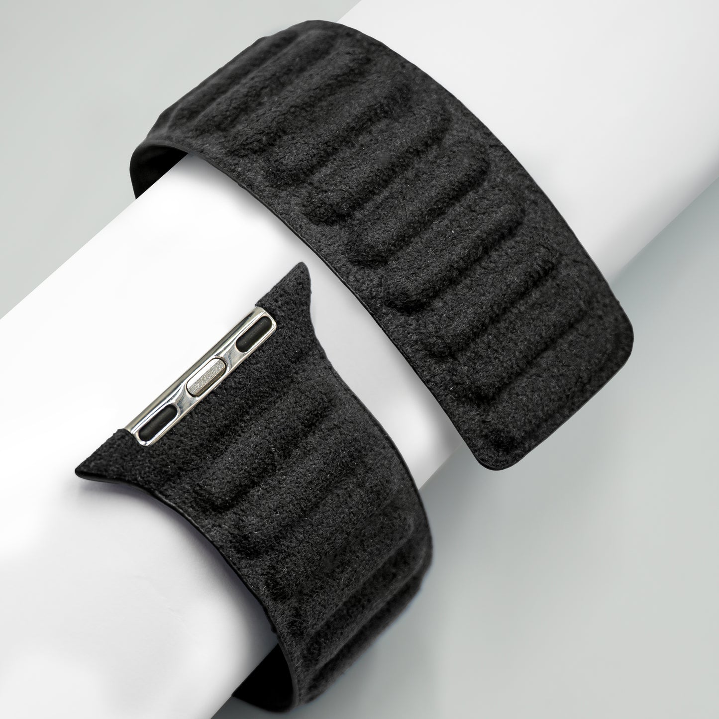 Kadife Alcantara Leather Apple Watch Strap - Black