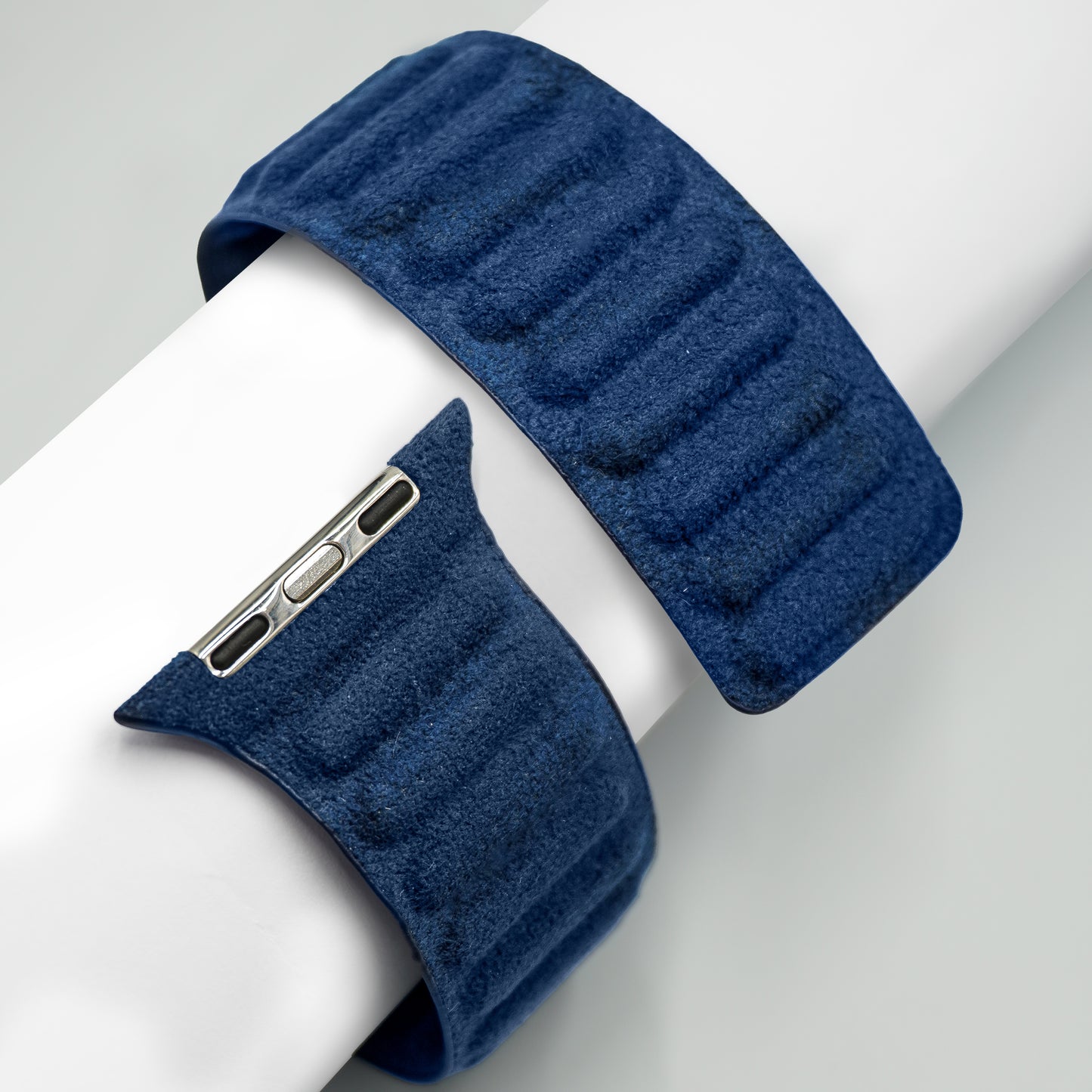 Kadife Alcantara Leather Apple Watch Strap - Blue