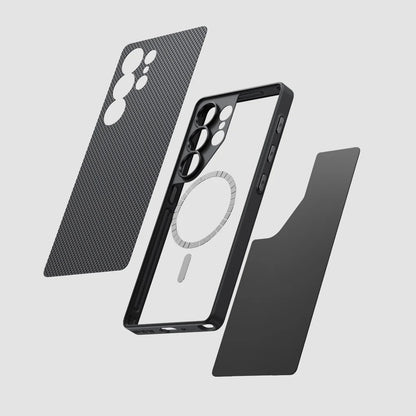 Pitaka PinButton Case for Samsung Galaxy S25 Ultra - Black