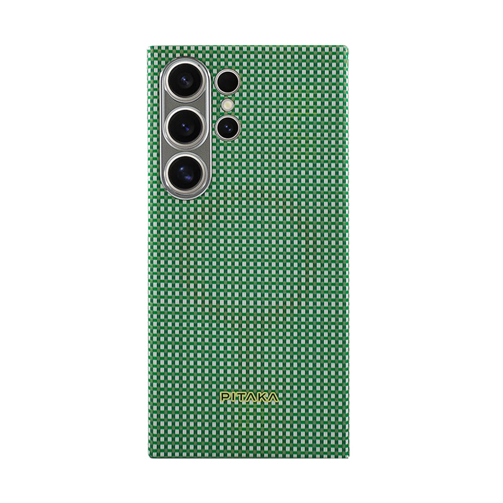Aramid Fiber MagEZ Case 5 for S24 Ultra -Forest
