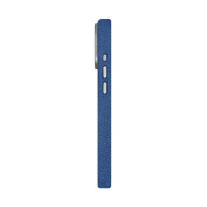 Kadife Alcantara Leather Case For iPhone 17 Pro Max - Blue