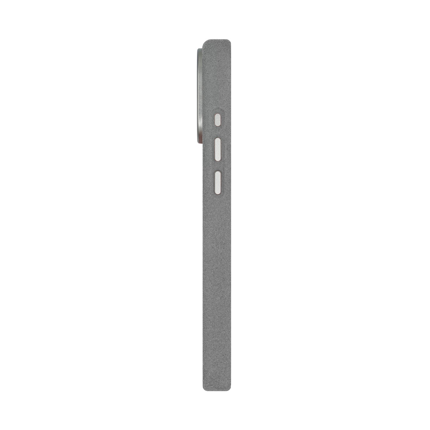 Kadife Alcantara Leather Case For iPhone 17 Pro Max - Gray