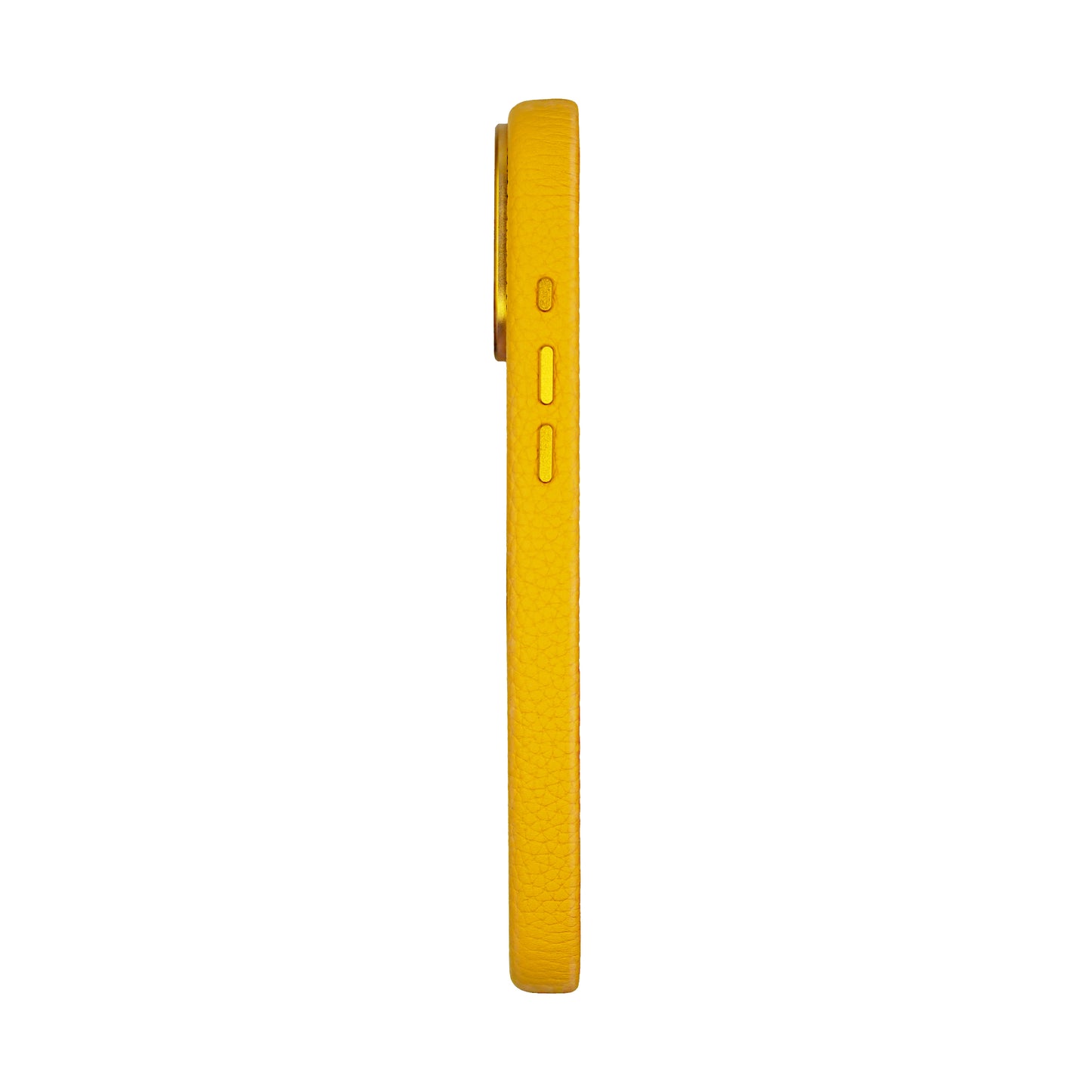 Amur Genuine Leather Case for iPhone 17 Series - Yellow