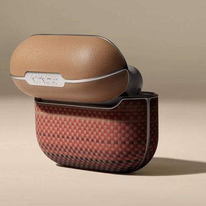 Pitaka Aramid Fiber Case for AirPods Pro 2 - Black/Gray