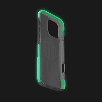 Combat Active Luminous Triple-Layered Rugged Protective For iPhone 16 Series-Clear