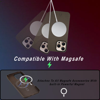 A-Case Desen Aramid Fiber Case For iPhone 16 Series - Gold