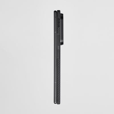 Pitaka Z Fold 7  Fusion  Weaving Case With Ultra-Slim Touch - Black/Gray