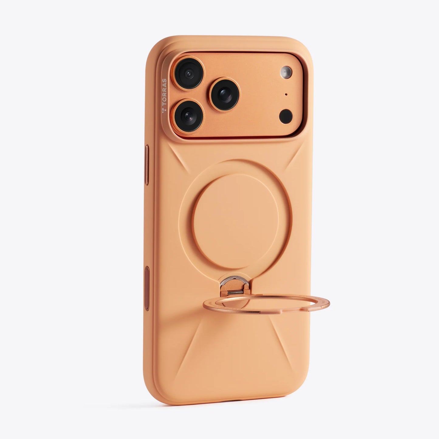 Torras Ostand Q3 Silicone for iPhone 17 Series - Orange