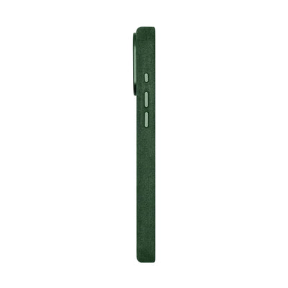 Kadife Alcantara Leather Case For iPhone 17 Pro Max - Green