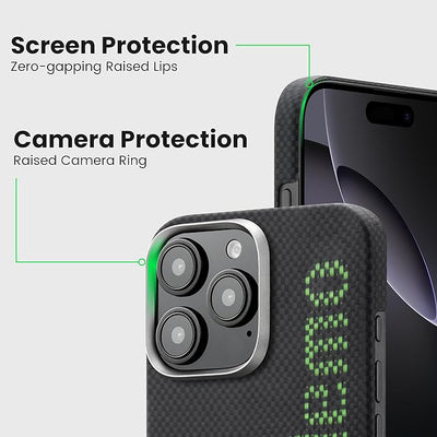 Aries Collaborative Luminous Case Tactile Woven Case for iPhone 16 Series - No Problemo