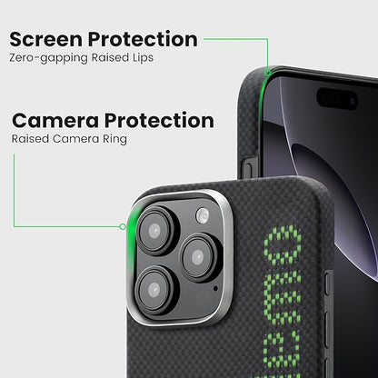 Aries Collaborative Luminous Case Tactile Woven Case for iPhone 16 Series - No Problemo