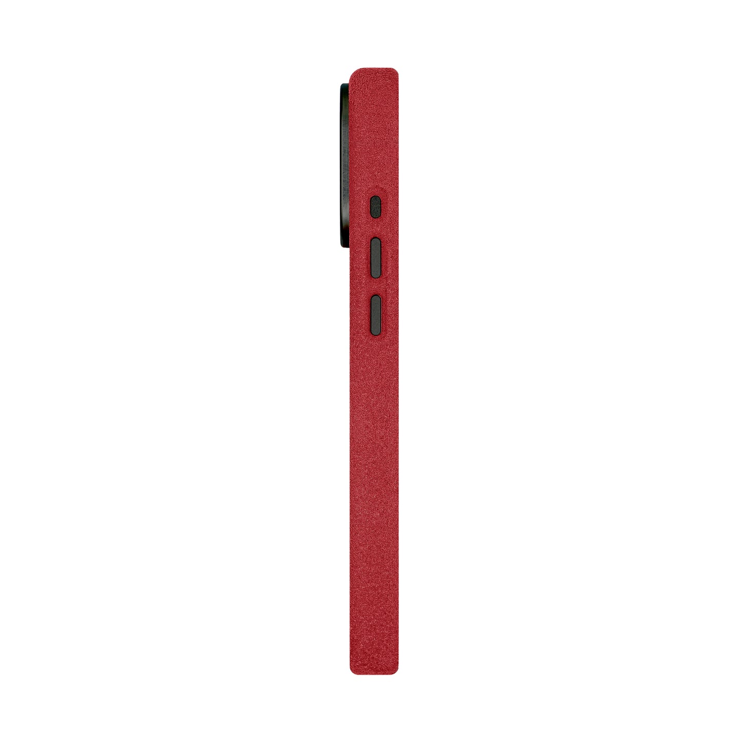 Kadife Alcantara Leather Case For iPhone 17 Pro Max - Maroon