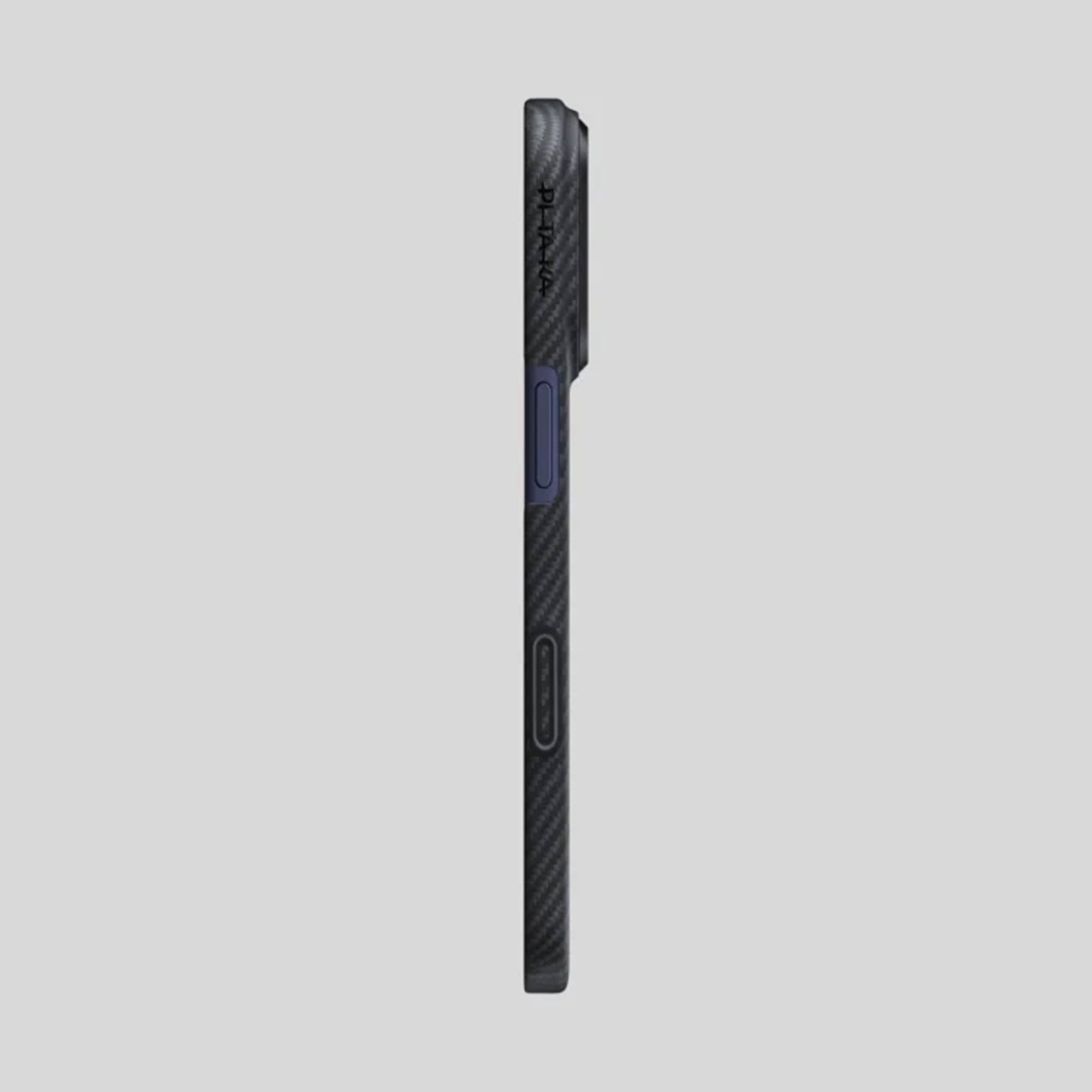 Pitaka Ultra-Slim Case With PitaTap Camera Control for iPhone 17 - Black/Gray