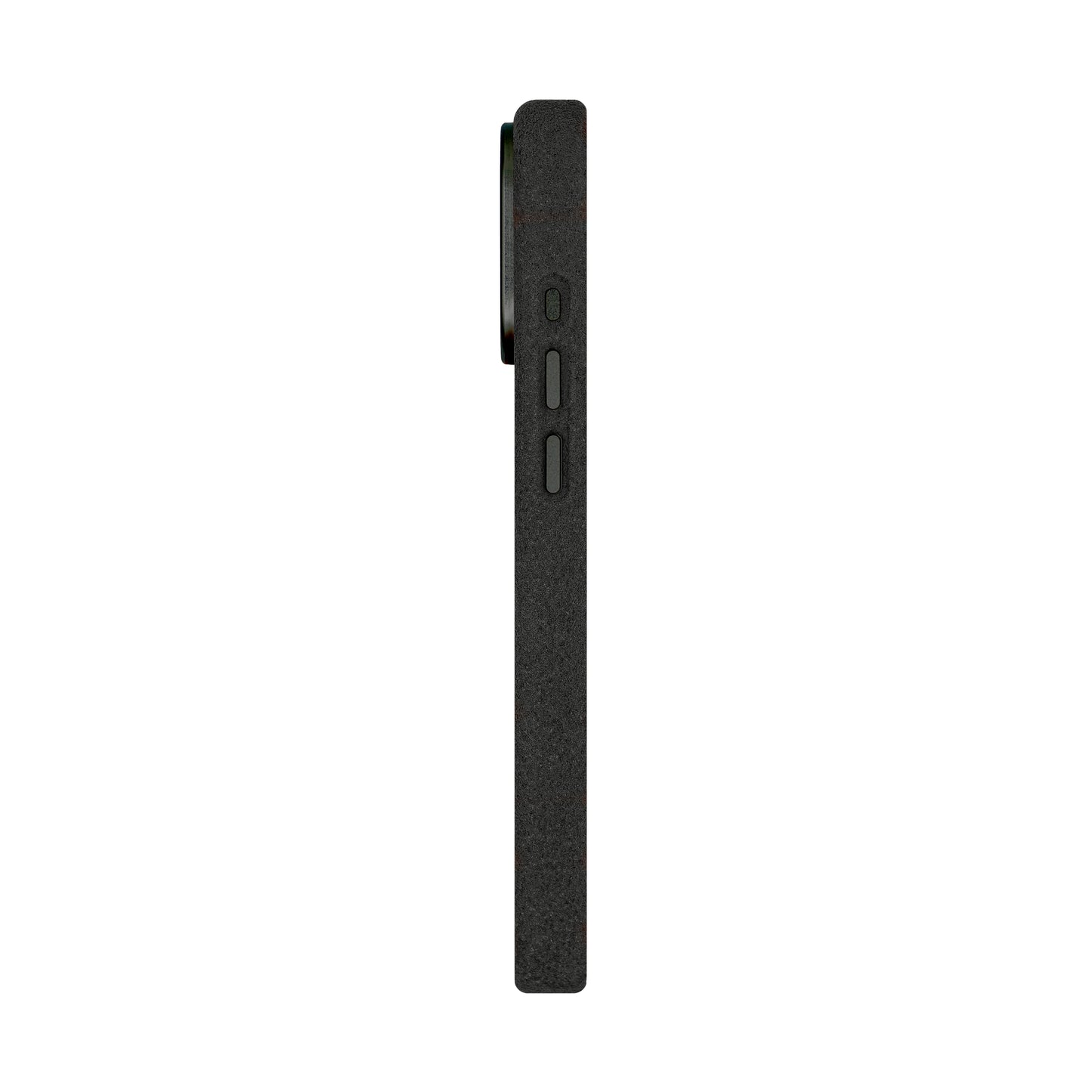 Kadife Alcantara Leather Case For iPhone 17 Pro Max - Black
