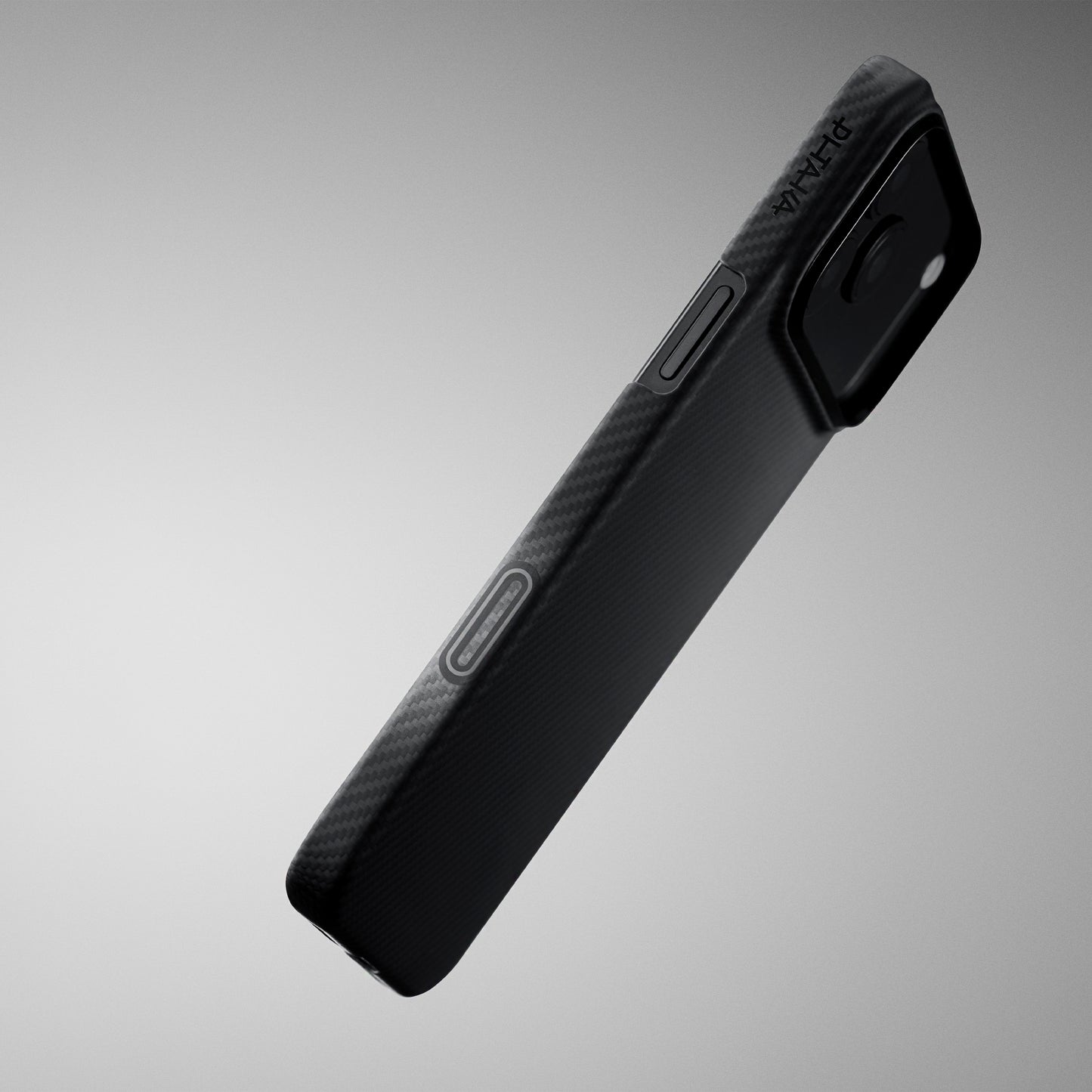 Pitaka Ultra-Slim Case With PitaTap Camera Control for iPhone 17 Series - Black/Gray