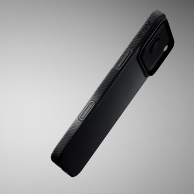 Pitaka Ultra-Slim Case With PitaTap Camera Control for iPhone 17 Series - Black/Gray