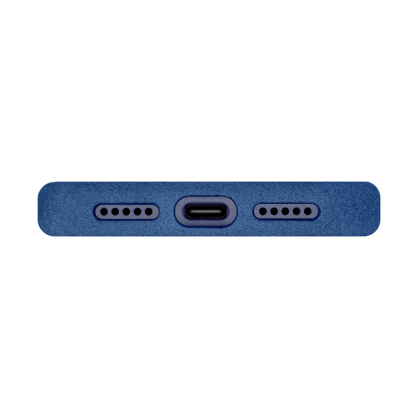 Kadife Alcantara Leather Case For iPhone 17 Pro Max - Blue