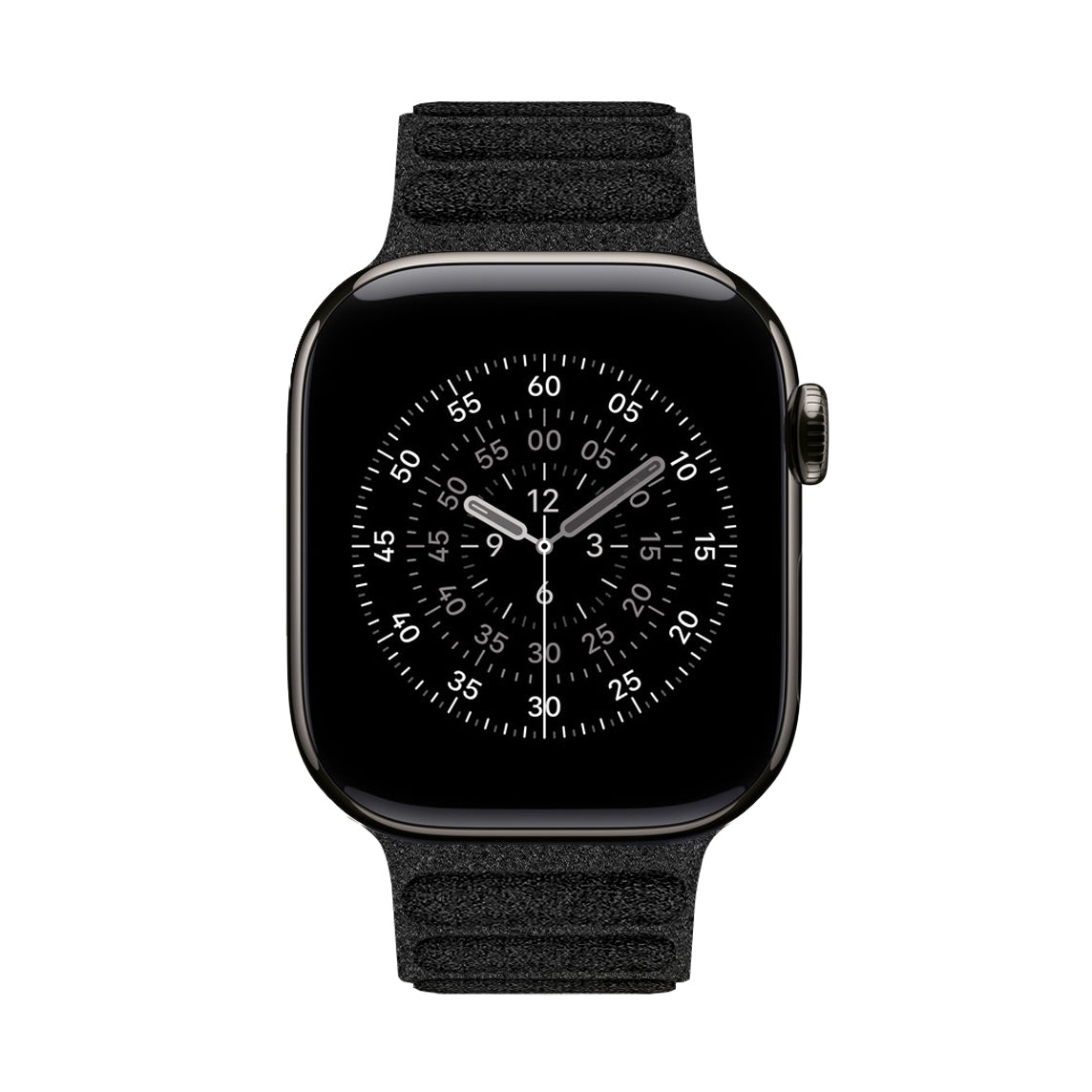 Kadife Alcantara Leather Apple Watch Strap - Black