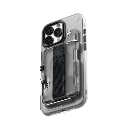 Aulumu G03 Multi-Tool Magnetic Metal Wallet Frosted Cover MagSafe - Silver