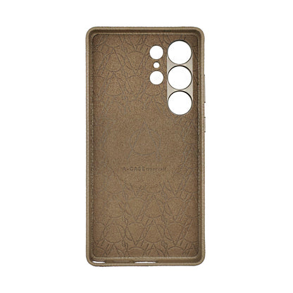 Amur Pro Leather Case For S25 Ultra - Gray/Tiffany