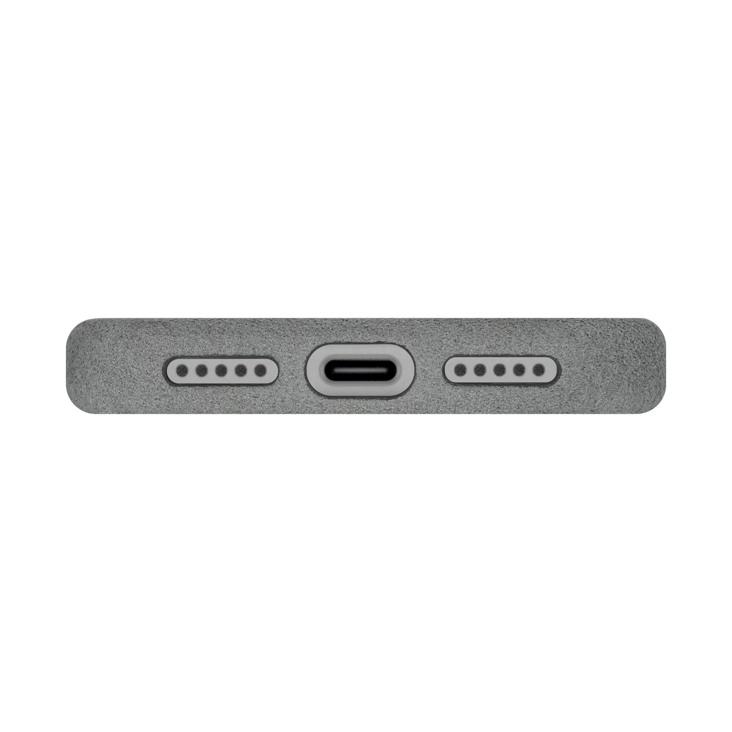 Kadife Alcantara Leather Case For iPhone 17 Pro Max - Gray