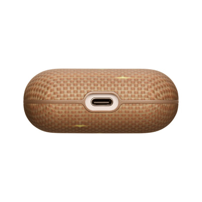 Pitaka Aramid Fiber Case for AirPods Pro 3 - Golden Glint