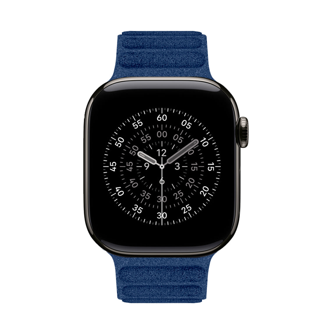 Kadife Alcantara Leather Apple Watch Strap - Blue