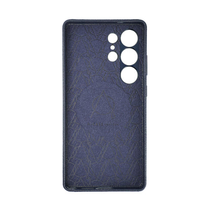 Amur Pro Leather Case For S25 Ultra - Blue/BlueSnake