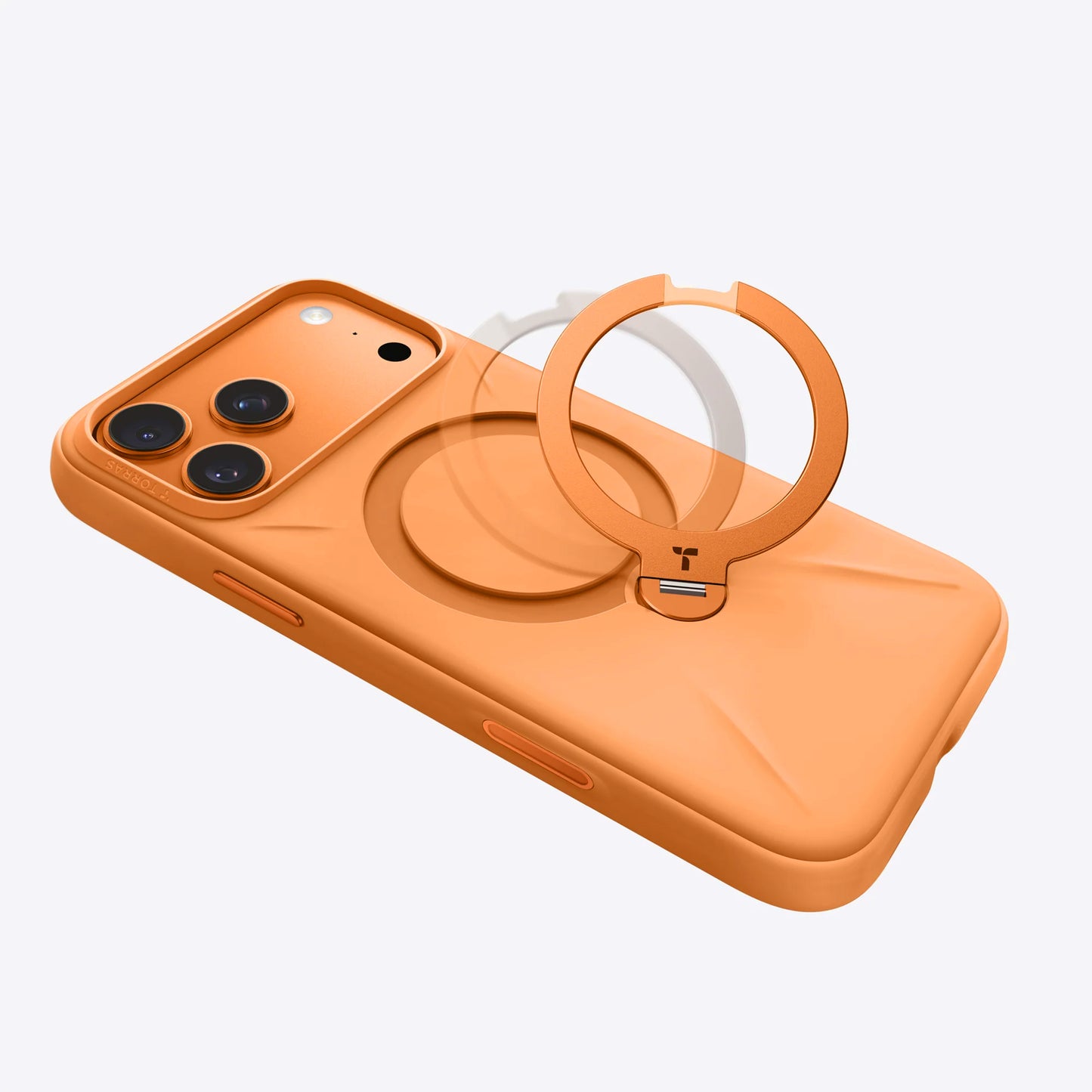 Torras Ostand Q3 Silicone for iPhone 17 Series - Orange