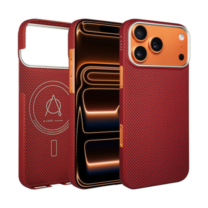 Desen Aramid Fiber Case For iPhone 17 Series - Maroon