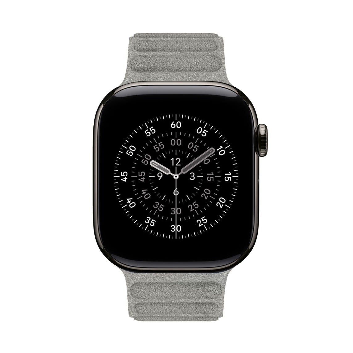 Kadife Alcantara Leather Apple Watch Strap - Gray