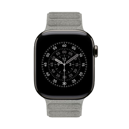 Kadife Alcantara Leather Apple Watch Strap - Gray