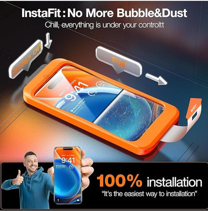 TORRAS Screen Protector for iPhone 15 Pro