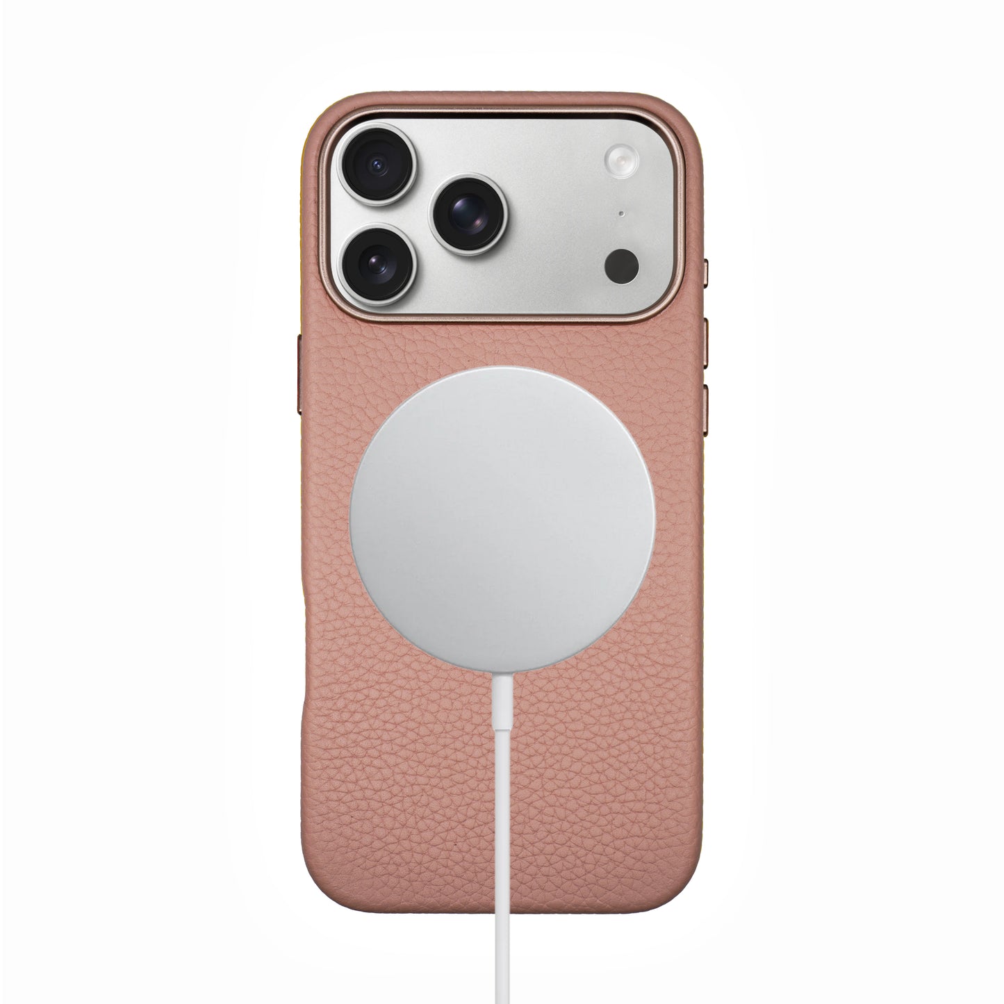Amur Genuine Leather Case for iPhone 17 Series - Pink