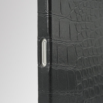 A-Case Genuine Leather Case for iPhone 17 Pro Max With Crocodile Pattern - Javan