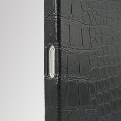 Javan Genuine Leather Case for iPhone 17 Pro Max With Crocodile Leather Pattern