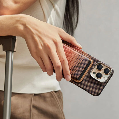 Pitaka Magnetic Woven Wallet - Sunset