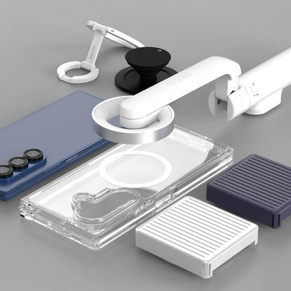 Araree Samsung Galaxy Z Fold 7 Duple M Magnetic MagSafe Transparent Phone Case - Clear