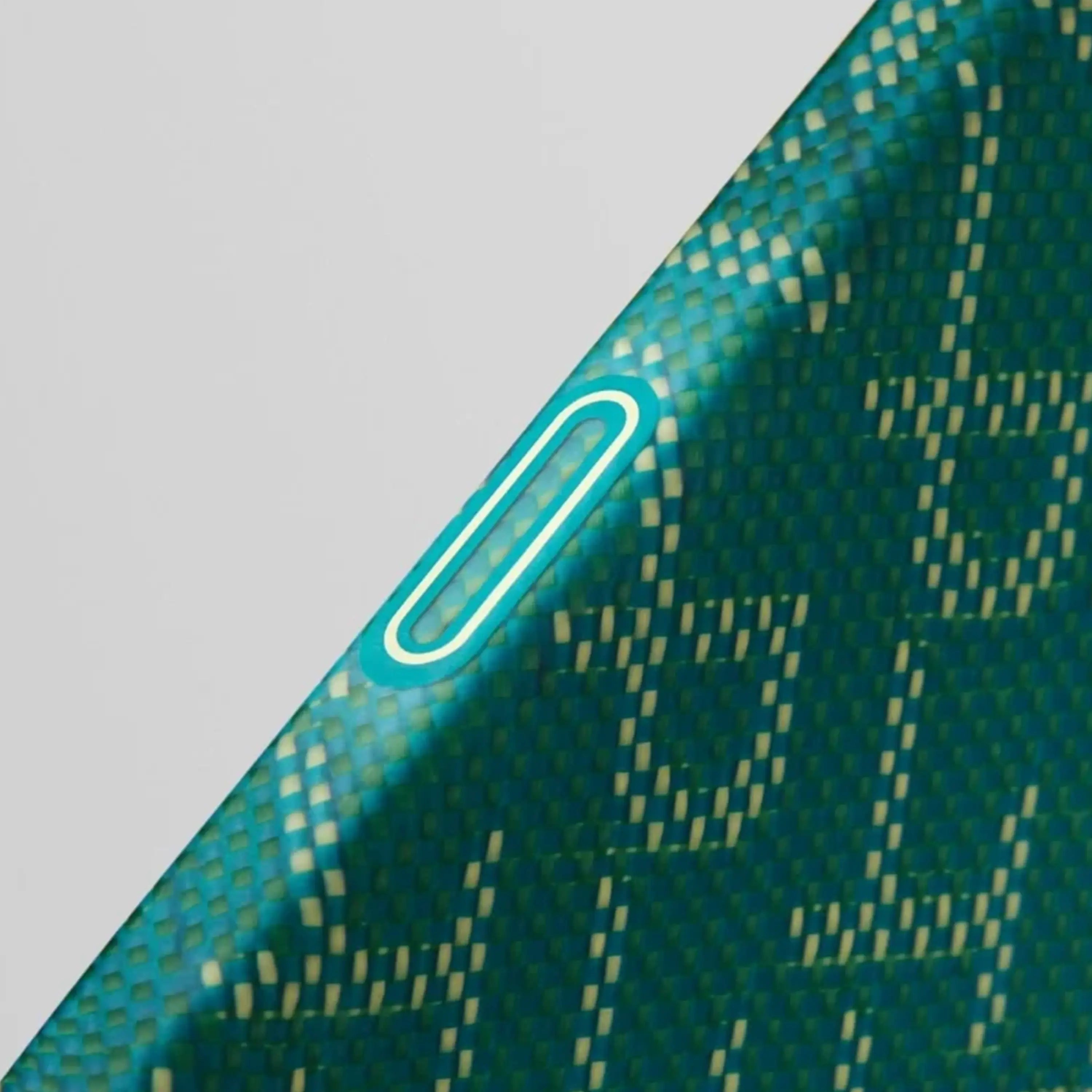 Pitaka Aramid Ultra-Slim Case With PitaTap for iPhone 17 Series PTK - Green/Gold