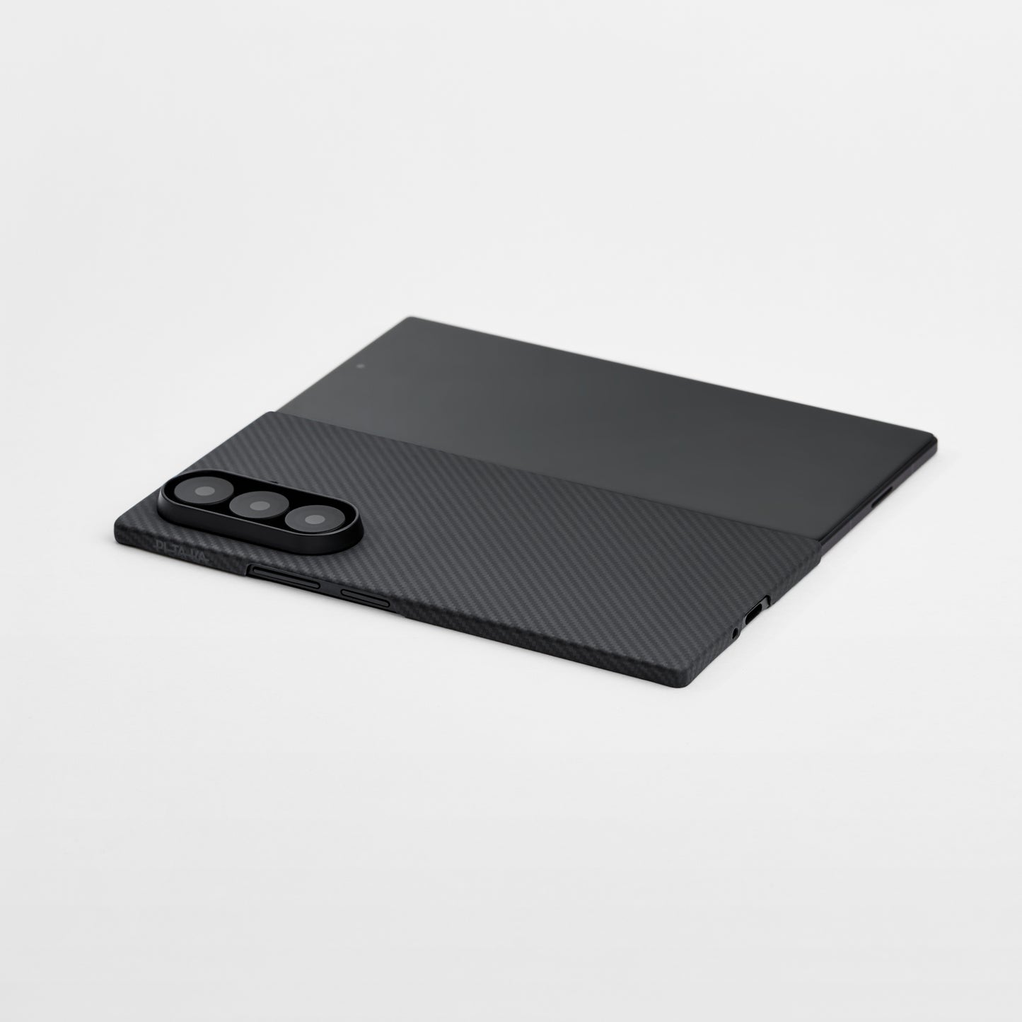 Pitaka Z Fold 7  Fusion  Weaving Case With Ultra-Slim Touch - Black/Gray